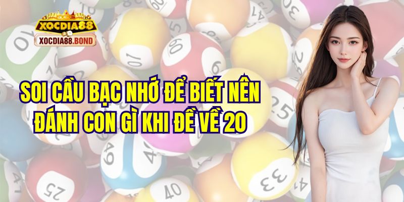 Soi cầu bạc nhớ để biết nên đánh con gì khi đề về 20